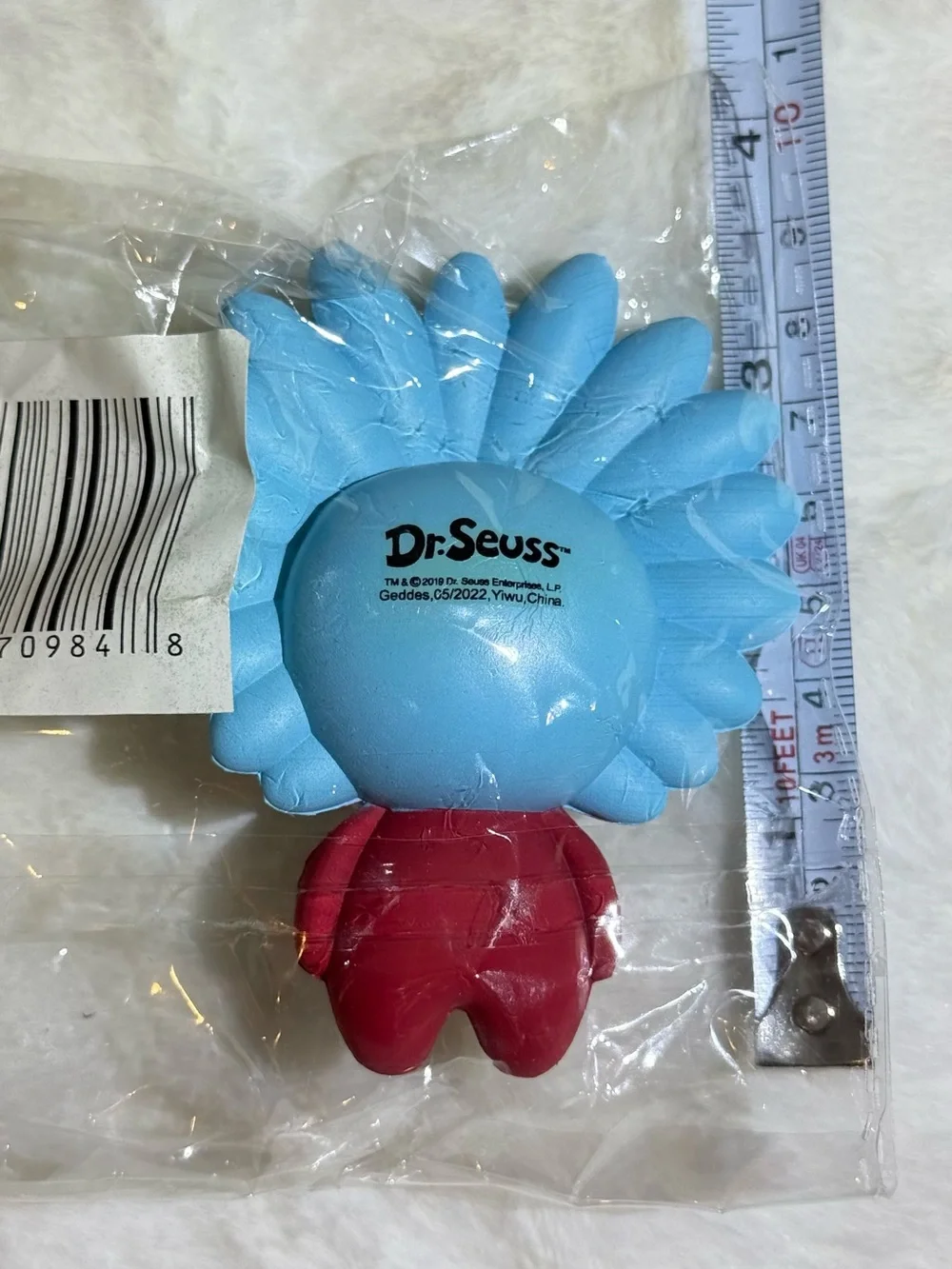 Dr. Seuss slow rise squishy Character Pack 3.5” 6 pc bundle. Cat In The Hat
